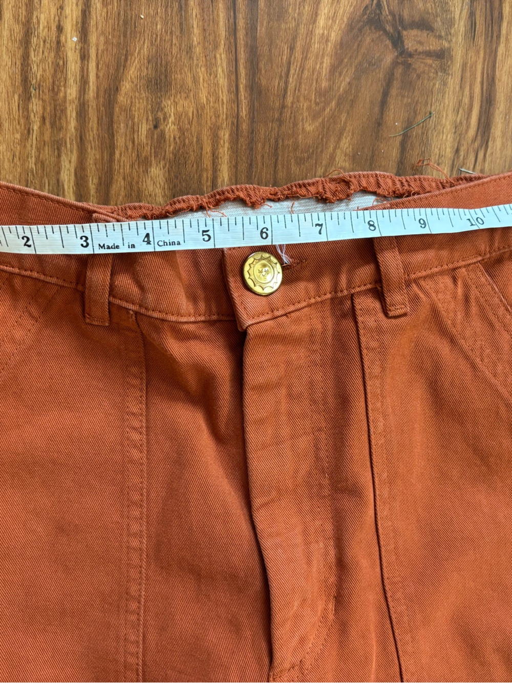 Big Bud Press Work Pants in terracotta orange XS - Picture 3 of 5